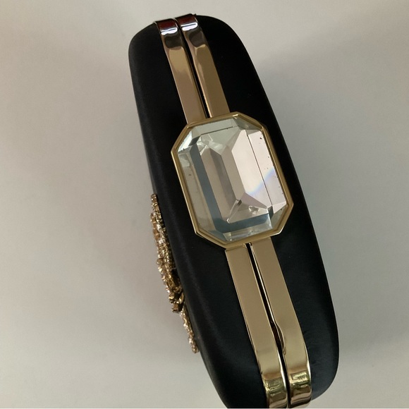 Franchi Evening Silk Clutch Designed In Italy - Picture 8 of 11